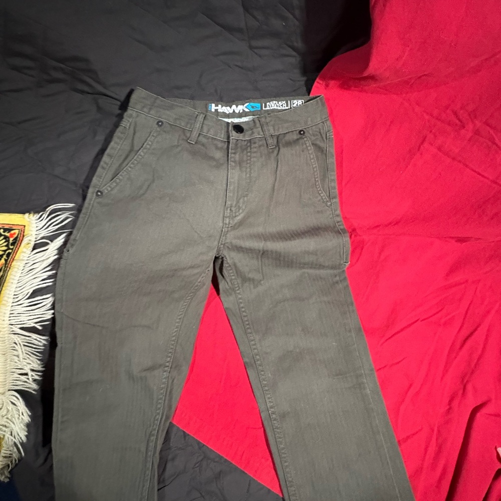Tony Hawk Gray Chinos Versatile Casual Pants NWOT